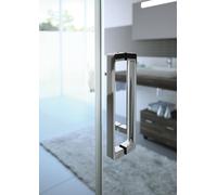 HÜPPE Classics 2 EasyEntry Porte coulissante 1/4 de cercle, Largeur:80 cm, Hauteur:200cm, Rayon:55cm, Fixation gauche & droite, C25506055321