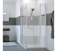 HÜPPE Classics 2 Porte battante, avec élément fixe, pour accès d'angle, C23001087375, C23001