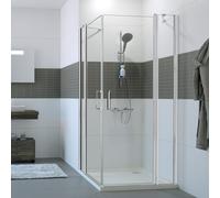 HÜPPE Classics 2 Porte battante, avec élément fixe, pour accès d'angle, C23002087321, C23002