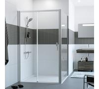 HÜPPE Classics 2 Porte coulissante, avec élément fixe, pour niche, pour paroi latérale, C25305069321, C25305