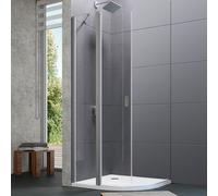 HÜPPE Design pure Porte battante, avec élément fixe, 8P1711087322, 8P1711
