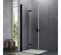 HÜPPE Design pure Porte pliante, pour accès d'angle, pour niche, pour paroi latérale, 8P0816123321, 8P0816