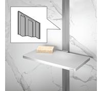 HÜPPE Select+ Profilé de raccordement pour revêtement mural EasyStyle, ES0208087,