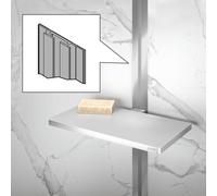 HÜPPE Select+ Profilé de raccordement pour revêtement mural EasyStyle, ES0208116,