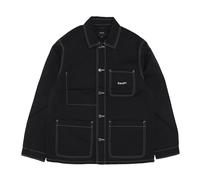 HUF - Veste de Travail en Nylon Vintage Noire - Homme - Vestes - Noir - Taille: L