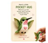 Hug Card Inspirational Comforting Support Relief Souvenir