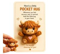 Hug Card Inspirational Comforting Support Relief Souvenir