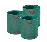 HUGELEAF Sacs à déchets de jardin réutilisables de 280 litres, sacs de | Avec poignées renforcées, sacs à déchets de jardin extra larges et résistants pour le nettoyage des feuilles et du jardin
