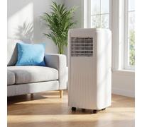 HUGGWRT Climatiseur Mobile 10000 BTU, Refroidisseur d'air et Déshumidificateur avec Ventilateur et Télécommande pour Maison et Bureau, Design Oscillant, 10000 BTU, 10000 BTU
