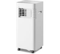 HUGGWRT Climatiseur Mobile 12000 BTU, Rafraîchit jusqu'à 28 m², Télécommande, Minuterie 24H, Kit d'installation, 2 Vitesses, Oscillation pour Confort Optimal, 5000 BTU, 5000 BTU