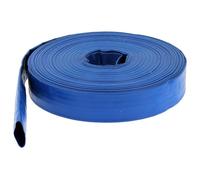 HUGGY TUYAUX - Tuyau de refoulement plat Ø 51 mm (2'') bleu - Longueur 10 mètres