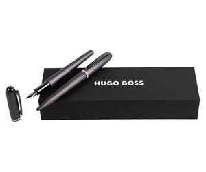 HUGO BOSS Parure Contour Iconic (stylo bille & stylo plume)