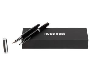 HUGO BOSS Parure Gear Icon Black (stylo bille & stylo plume)