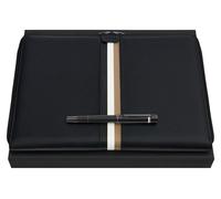 HUGO BOSS Parure HUGO BOSS Black (stylo roller & conférencier A4)