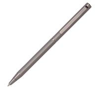 BOSS Stylo à bille en métal bruni à motif gravé - Style Ballpoint pen Cloud Gun, 58109357 Argent pcs.