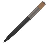 BOSS Stylo à bille brossé avec finition camel - Style Ballpoint pen Gear Balance, 58465135 Gris sombre pcs.