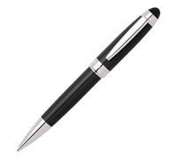 HUGO BOSS Stylo bille ICON – Noir haut de gamme, pointe M, livré avec recharge