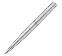 BOSS Stylo à bille en laiton chromé à rayures horizontales - Style Ballpoint pen Loop Stripes Chrome, 58837074 Argent pcs.