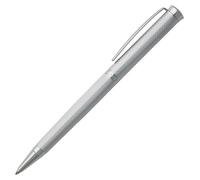 BOSS Stylo à bille plaqué chrome avec losanges gravés - Style Ballpoint pen Sophisticated Chrome Diamo, 58065891 Argent pcs.