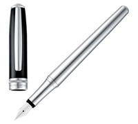 HUGO BOSS Stylo plume Essential Classic Black & Chrome