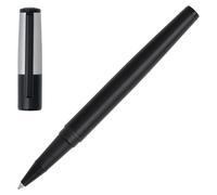 HUGO BOSS Stylo roller Gear Minimal Black & Chrome