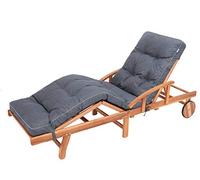 Coussin pour chaise longue "HUGO" - 201×55×8 cm, résistant aux intempéries et aux UV, pour chaise longue de jardin, lit de soleil et banc | Pillowprim