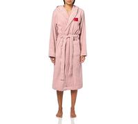 HUGO Peignoir long à capuche en tissu éponge pour femme, mauve, Medium