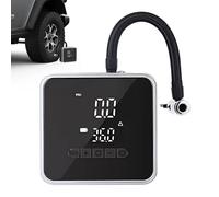 Hugsweet Compresseur d'air Portable, Pompe à air électrique,Pompe à air Portable Automatique avec écran d'affichage numérique | Inflateur des pneus sans Fil, Accessoires Automobiles Inflation Rapide
