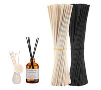 Hugwish 100 Pcs Grand batonnets diffuseur Parfum 30cm X3mm, Couleur Bois Noir diffuseur batonnets, diffuseur de Parfum, batonnets diffuseur Parfum, Baton diffuseur de Parfum (25cm x 3.0mm 200pcs)