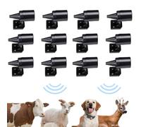 Hugwish 12pcs sifflet ultrason anti gibier, sifflet anti gibier pour voiture, repulsif sanglier, Effective Ultrasound for Roadside Animals (12pcs)
