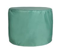 HUHJYUGE Housse de Meuble de Patio Imperméable 185x110cm, Housse Salon de Jardin Imperméable Rond, Housses de Table D'extérieur Ovale, avec Cordon Coupe-Vent Résistant À La Déchirure