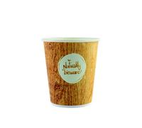 Huhtamaki Gobelet en carton biodégradable 10 cl Naturally Bioware couleurs assorties - Lot 80