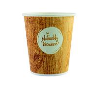 Huhtamaki Gobelet en carton biodégradable 20 cl Naturally Bioware couleurs assorties - Lot 50