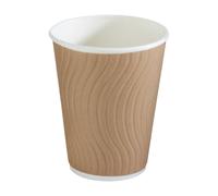 Huhtamaki Gobelet en carton kraft 25 cl pour boisson chaude - Lot de 30