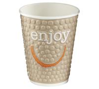 Huhtamaki Gokelet en carton recyclable Enjoy 25 ouleurs assorties - Lot de 30