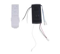 Huhudyy Kit de rechange universel pour ventilateurs de plafond, 6 vitesses et contrôle du temps, rechange de télécommande pour ventilateur de plafond DC
