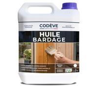 Huile Bardage - Codeve Bois/Merisier - 20L - Intérieur/extérieur - Pour La Protection De Votre Bardage En Pin, Sapin, épicéa Ou Douglas.