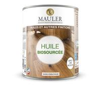 Huile biosourcée - 1 litre - incolore satiné aspect cire Mauler