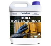 Huile Bois Exterieur - Codeve Bois - 20L - Intérieur/extérieur - Pour La Protection D'un Chalet, Abri, Garage, Hangar, Cabane En Bois.
