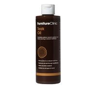 Huile Bois Teck Furniture Clinic - 500 ml - Restaure & Préserve le Mobilier de Jardin en Bois Intérieur et Extérieur - Protection & Séchage Rapide, Finition Matte Naturelle