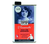 Huile Cire biosourcée teinte Gris Taupe - meuble, parquet, boiserie - "L'universelle" 500ml 1919 BY MAULER
