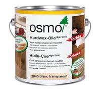 HUILE CIRE COLORÉE BLANC TRANSPARENT OMO 3040 0,75L