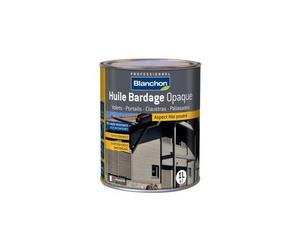Huile de bardage teintée opaque - anthracite - 1 litre BLANCHON