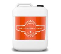 Huile de lin 5L - Protection du bois, huile naturelle pour bois, lasure pour bois naturel et meubles BE-200 - Made in Germany