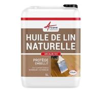 Huile de lin naturelle bois extérieur intérieur 5 L