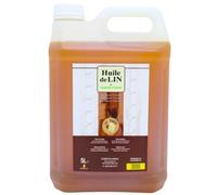 Huile de Lin & Térébenthine La Baille - Prête à l'Usage pour Bois et Matériaux Poreux - Protection et Entretien Intérieur/Extérieur