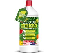 Huile de Neem Concentrée 1L - Dilution jusqu’à 70 Litres - Haute Concentration Professionnelle - Pressée à Froid - Multi-usage Jardin et Potager - Made in Italy