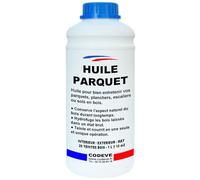 Huile Parquet - Codeve Bois/Incolore - 1L - Intérieur - Pour La Protection D'un Parquet Massif, Plancher, Escalier, Sol En Bois.