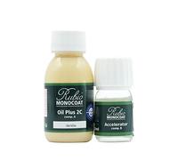 Huile pour bois Rubio Monocoat 5 m² - Vanille | Oil Plus 2C | Huile de lin pour bois écologique à séchage rapide pour l'intérieur, avec accélérateur (partie B) | Protecteur | 130 ML