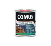 Huile pour teck - imprégnation bois exotiques - translucide ambré - 1 L COMUS